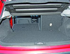 Load space in the boot is reasonable, and by lowering a seat down creates a lot more space on a nice flat floor area.